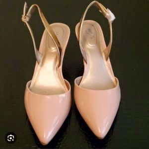 Alfani pink and gold heels